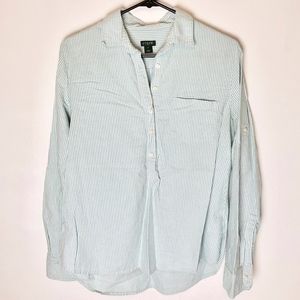 J. Crew 3/4 Button up Dress Shirt